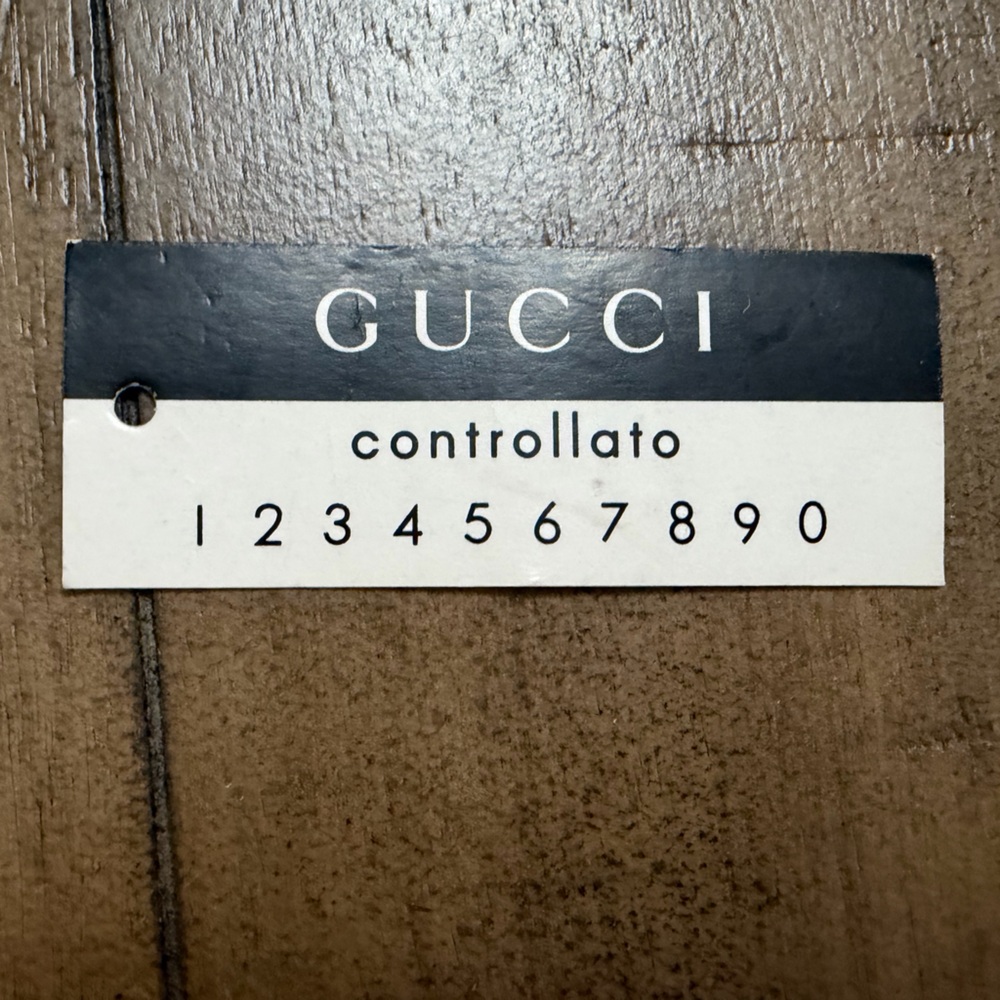 Gucci Wallet Purse Brown Beige Unisex, Vintage - Picture 9 of 12